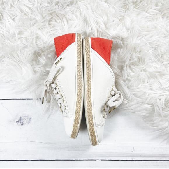 Micheal Micheal Kors Kristy Canvas Slide Espadrille Sneakers Size 6 - Picture 7 of 10